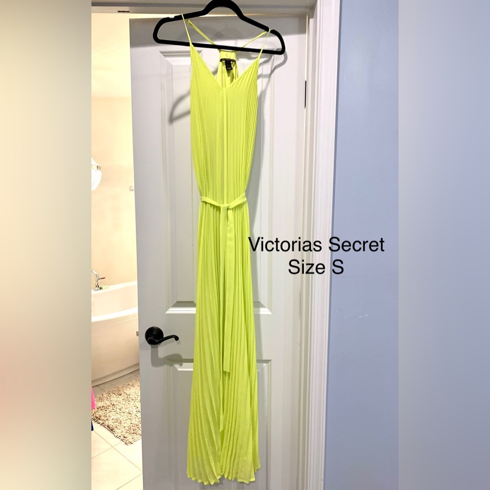 Neon yellow Victoria’s Secret dress